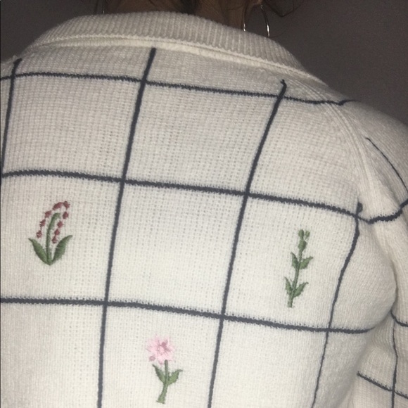 💐VTG 60s acrylic button down sweater - Picture 7 of 11